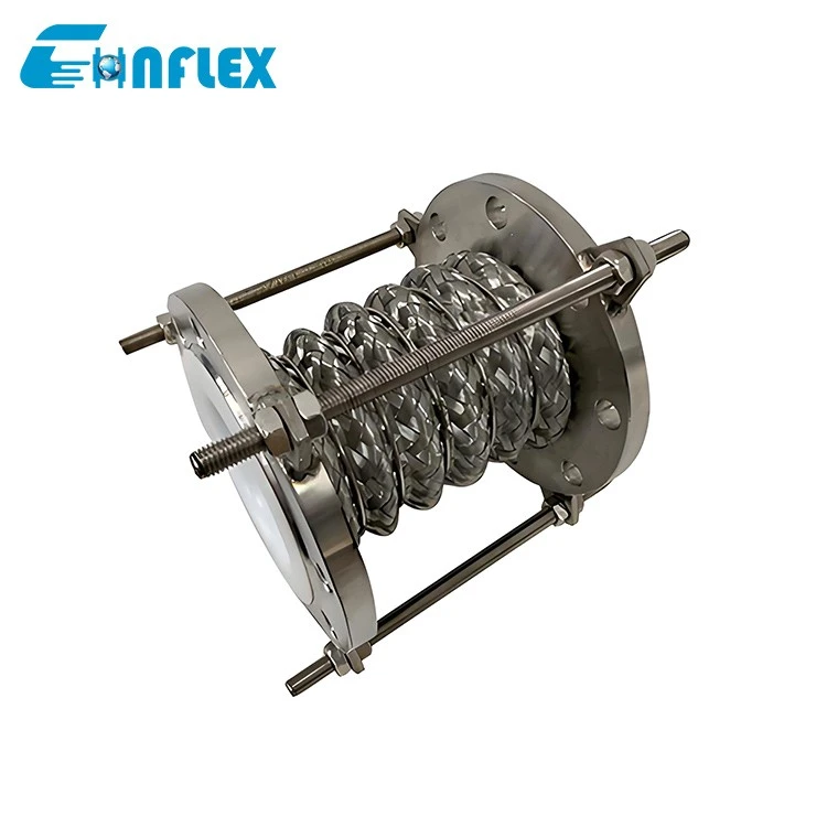 Metal Braided Ptfe expansion bellows joint